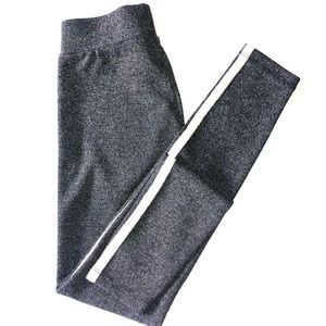 Lou & Grey track stripe textured ponte leggings